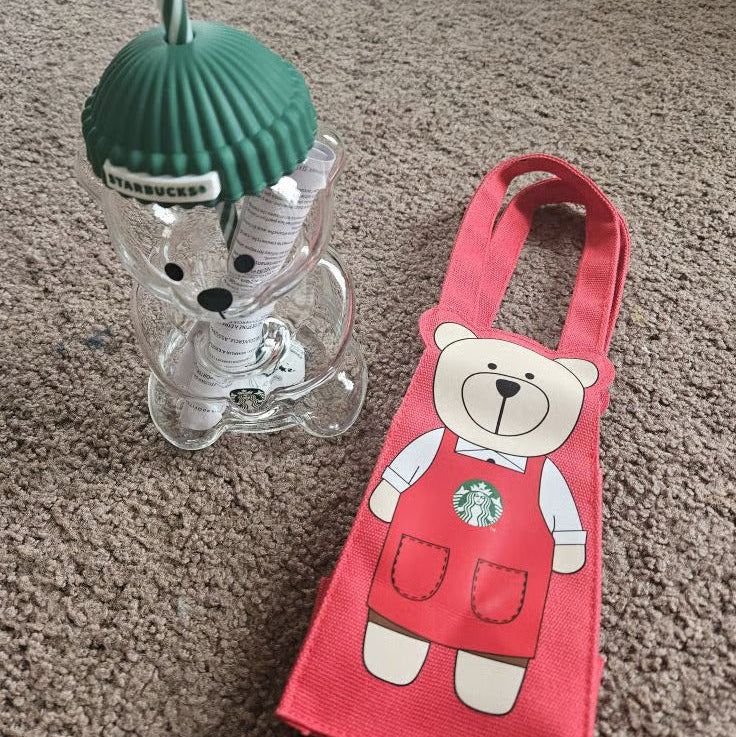 ☕BLACK FRIDAY SALE - 70% OFF🐻Bearista Glass Coffee Cup🌿