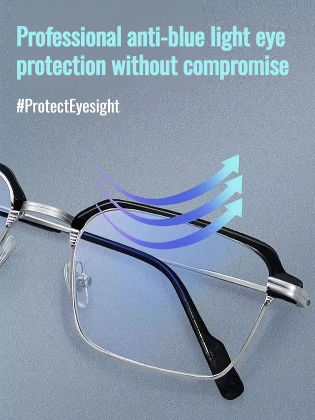 Business men's highdefinition farsighted black technology glasses