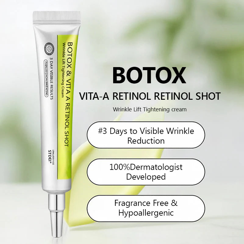 uk 𝑶𝒇𝒇𝒊𝒄𝒊𝒂𝒍 𝑺𝒕𝒐𝒓𝒆👩‍⚕️🎁| Regain youthful skin nown 💫STDEI® BOTOX & VITA A RETINOL SHOT Wrinkle Lift Tightening Cream