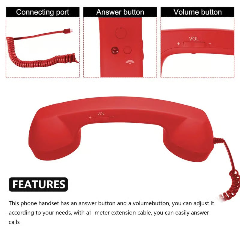 🎄Christmas Sale: 70% OFF📞Bluetooth Retro Phone Handset