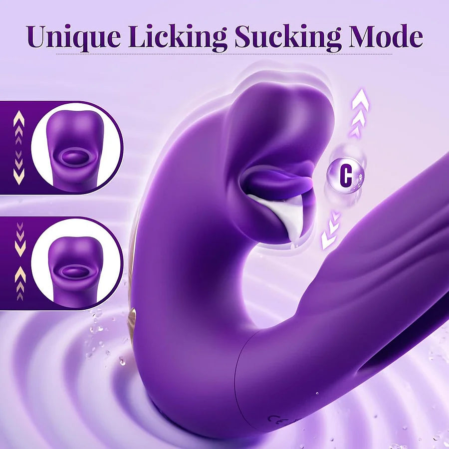 🔥CYBER Monday Special: 80% Off——2-Day Carnival💞👅 7 vibrations and 5 swing modes - G-spot vibrator