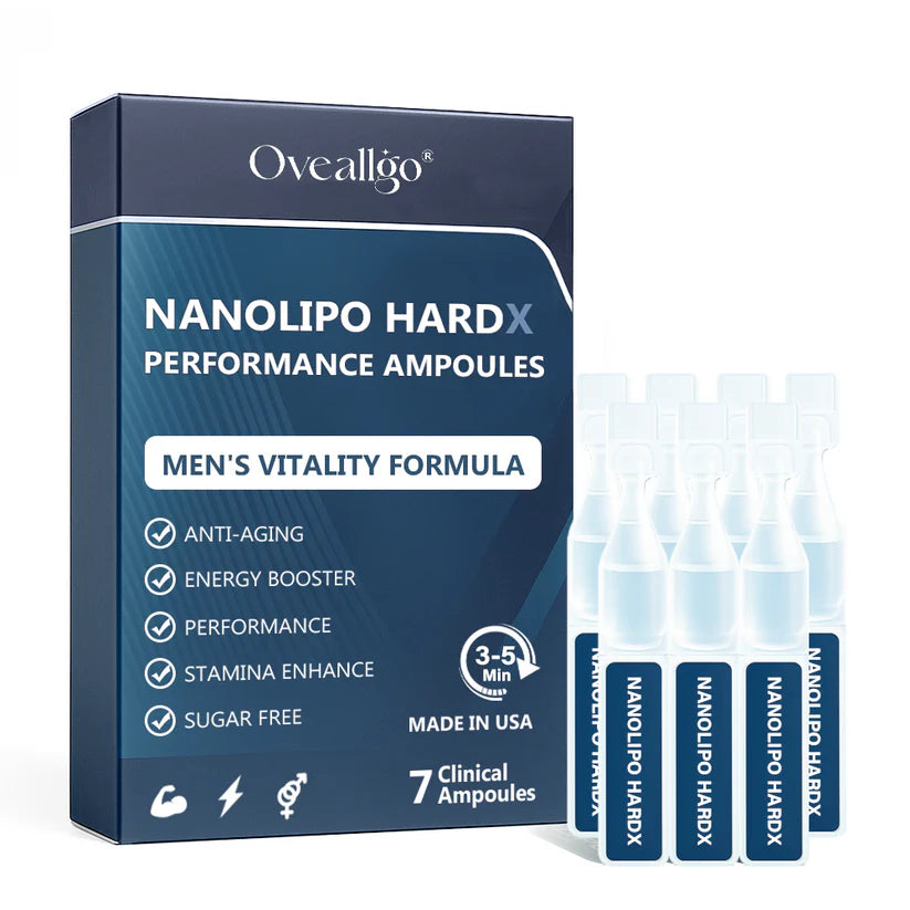 👅Celebrating CHRISTMAS: 60% OFF👅❤️Oveallgo® NanoLipo HardX Performance Ampoules