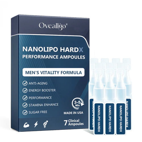 👅Celebrating CHRISTMAS: 60% OFF👅❤️Oveallgo® NanoLipo HardX Performance Ampoules
