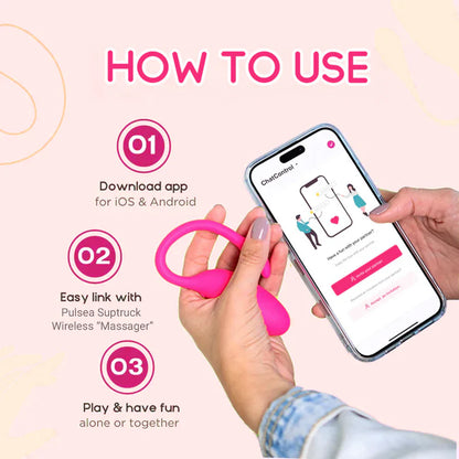 👅Celebrating CHRISTMAS: 60% OFF👅💦[Discreet Delivery]  PULSEA Suptruck X15 Wireless Massager 📱 Global Control & 15 Modes