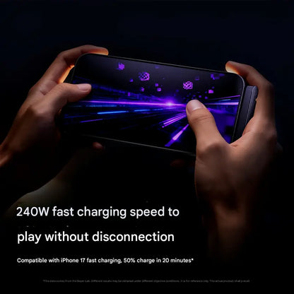 Invisible Holder Charger Cable with Stand-240w super fast charging