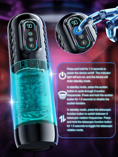 👅CYBER Monday Special: 70% OFF👅❤️【Discreet Delivery】-Smart Suction & Stroke Device – Fully Automated for Effortless Enjoyment