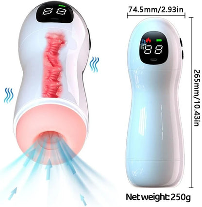 👅BLACK FRIDAY warm-up: 70% OFF👅❤️Smart Vibrating & Voice Interactive Male Masturbator - Realistic Feel, Adult Toy for Men