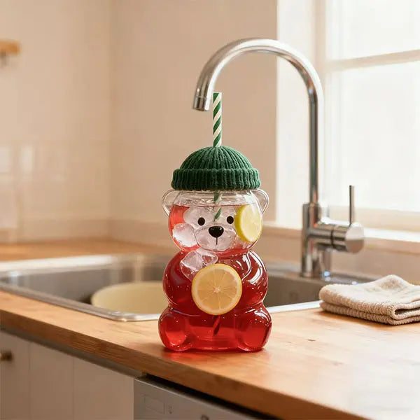 ☕BLACK FRIDAY SALE - 70% OFF🐻Bearista Glass Coffee Cup🌿