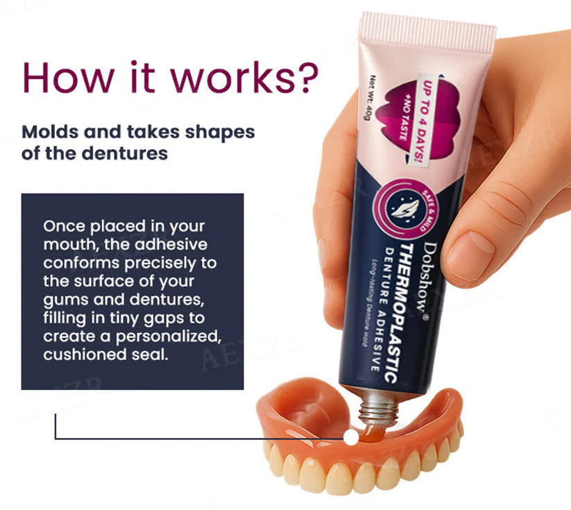 Dobshow® Thermoplastic Denture Adhesive🔥Last Day 70% OFF＆FREE SHIPPING🎁