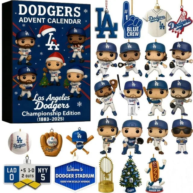🏆Celebrating Thanksgiving 50% off🏆2025 L.A. Dodgers Championship Advent Calendar