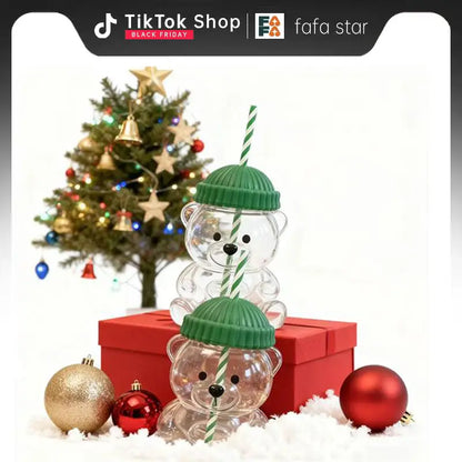 ☕BLACK FRIDAY SALE - 70% OFF🐻Bearista Glass Coffee Cup🌿