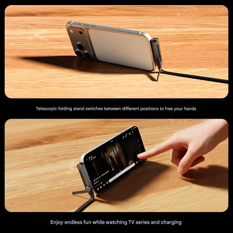 Invisible Holder Charger Cable with Stand-240w super fast charging