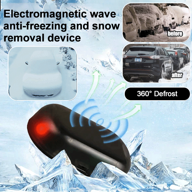💥Black Hot Sales - 60% OFF💥Electromagnetic wave anti freezing and snow removal device